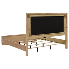 Leanne Light Oak 5-piece Eastern King Bedroom Set - Ornate Home