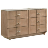 Leanne Light Oak 5-piece Queen Bedroom Set - Ornate Home