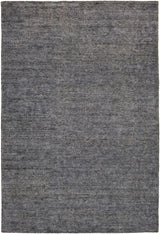 Lecompton Solid Charcoal Viscose Rug - Clearance - Ornate Home