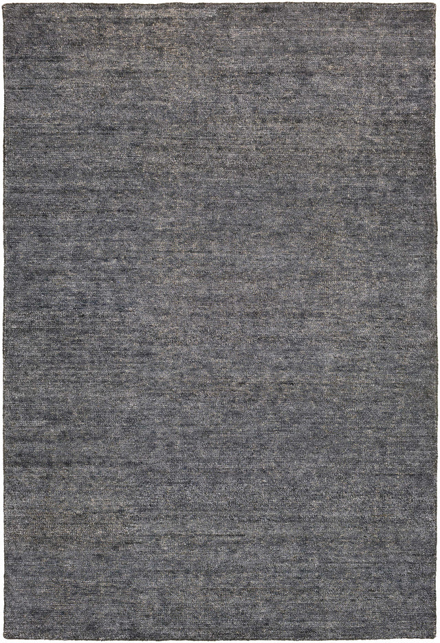 Lecompton Solid Charcoal Viscose Rug - Clearance - Ornate Home