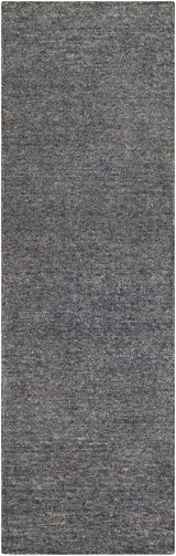 Lecompton Solid Charcoal Viscose Rug - Clearance - Ornate Home