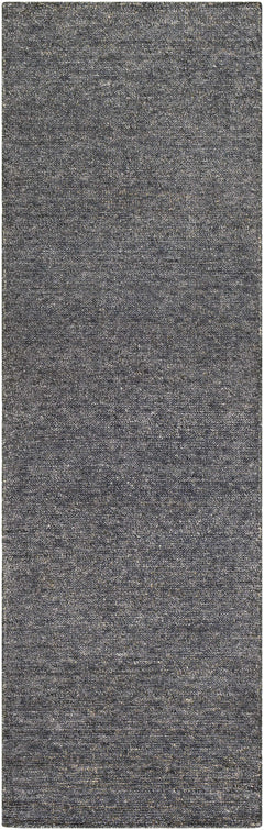 Lecompton Solid Charcoal Viscose Rug - Clearance - Ornate Home