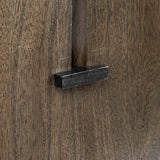 Ledger Brown Live-Edge Wooden Console Table - Ornate Home