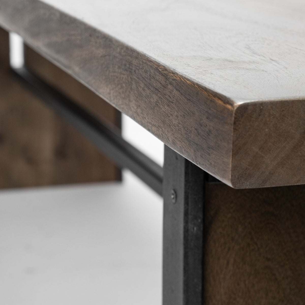 Ledger Brown Live-Edge Wooden Dining Bench - Ornate Home