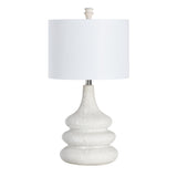Ledger Cream Table Lamp - Ornate Home