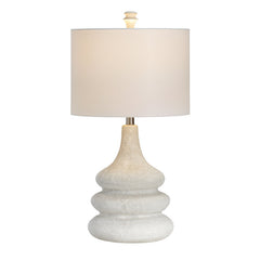 Ledger Cream Table Lamp - Ornate Home