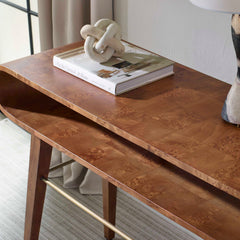 Ledger Woodtone Mid-Century Console Table - Ornate Home
