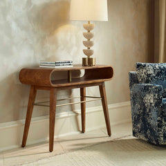 Ledger Woodtone Mid-Century Console Table - Ornate Home