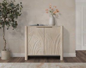 Ledro Cream 2 Door Cabinet - Ornate Home