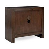 Ledro Dark Brown 2 Door Cabinet - Ornate Home