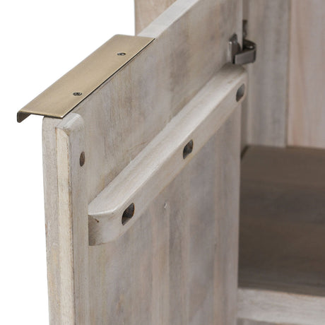 Ledro Whitewash Buffet - Ornate Home