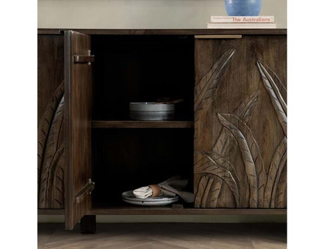 Ledro Whitewash Cabinet - Ornate Home