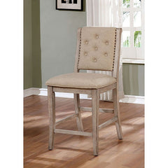 Ledyard Rustic Natural Tone Counter Height Side Chair (Set of 2) - Ornate Home