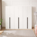 Lee 3-Piece Module Wardrobe Closet in White - Ornate Home