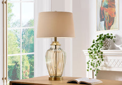 Lee Gold/Clear Table Lamp - Ornate Home