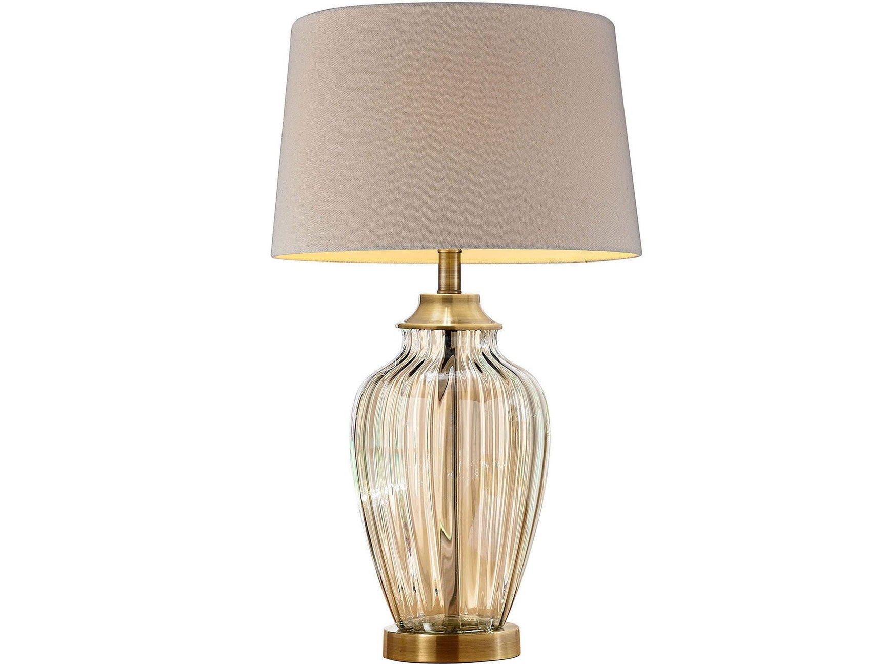 Lee Gold/Clear Table Lamp - Ornate Home
