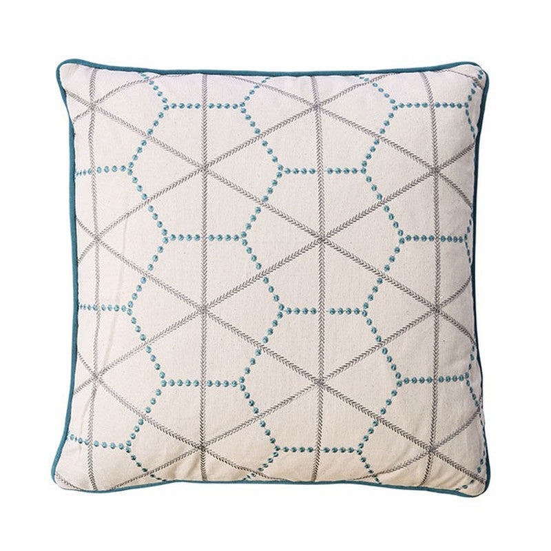 Lee Turquoise Throw Pillow - Ornate Home