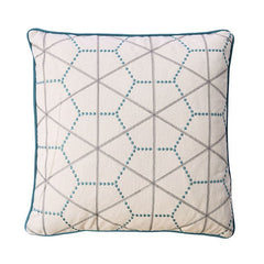 Lee Turquoise Throw Pillow - Ornate Home