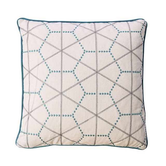 Lee Turquoise Throw Pillow - Ornate Home