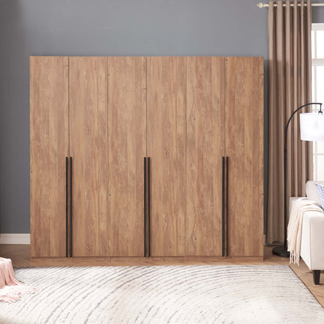 Lee Wardrobe Closet 1.0 in Golden Brown (set of 3) - Ornate Home