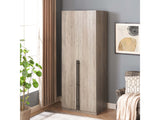 Lee Wardrobe Closet 1.0 in Rustic Grey - Ornate Home