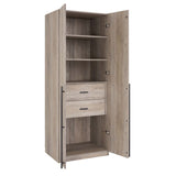 Lee Wardrobe Closet 1.0 in Rustic Grey - Ornate Home