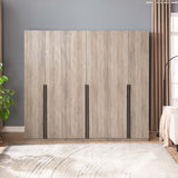 Lee Wardrobe Closet 1.0 in Rustic Grey (set of 3) - Ornate Home