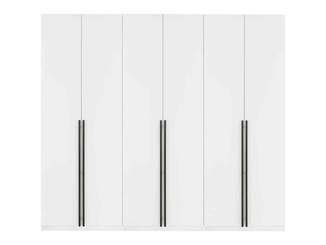 Lee Wardrobe Closet 1.0 in White (set of 3) - Ornate Home