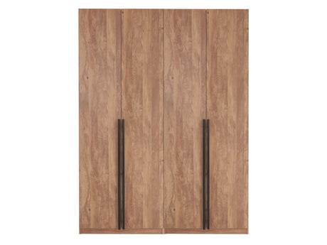 Lee Wardrobe Closet 2.0 in Golden Brown (set of 2) - Ornate Home