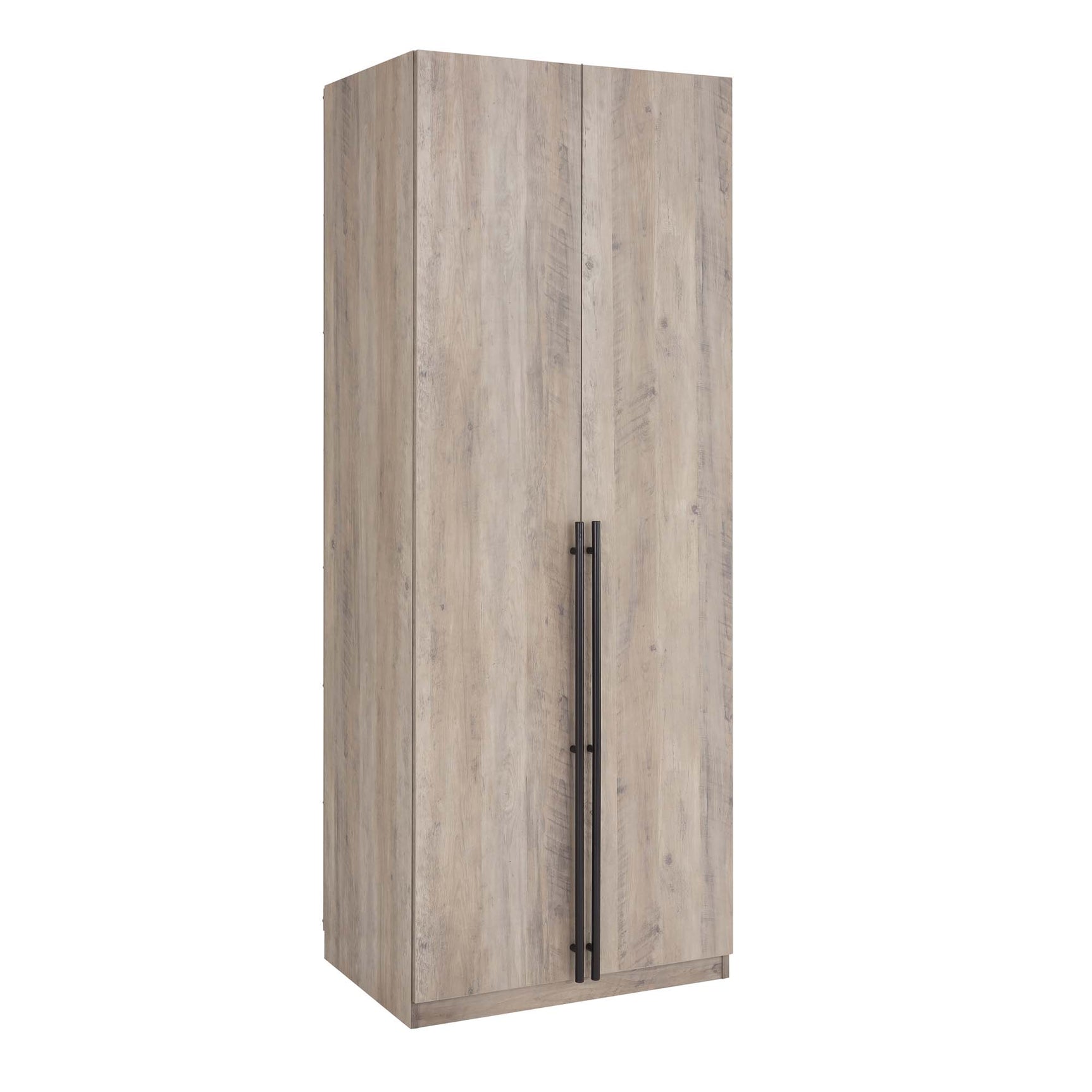 Lee Wardrobe Closet 2.0 in Rustic Grey - Ornate Home