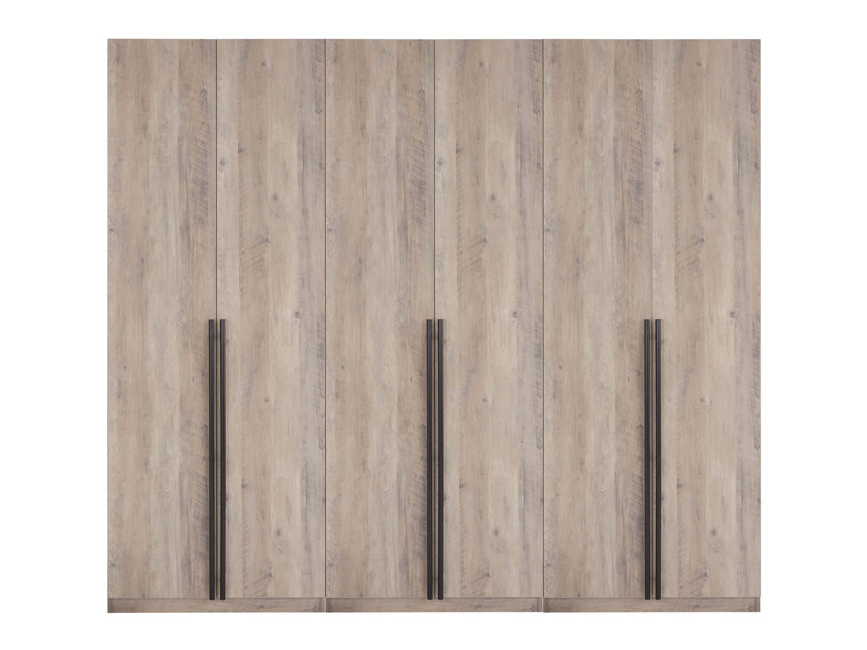 Lee Wardrobe Closet 2.0 in Rustic Grey (set of 3) - Ornate Home