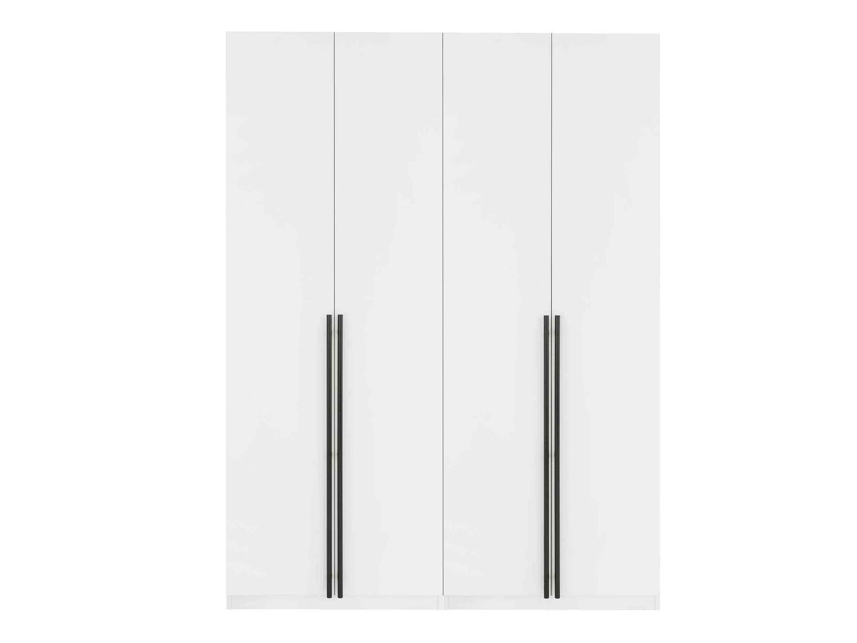 Lee Wardrobe Closet 2.0 in White (set of 2) - Ornate Home
