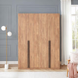 Lee Wardrobe Closet 3.0 in Golden Brown (set of 2) - Ornate Home