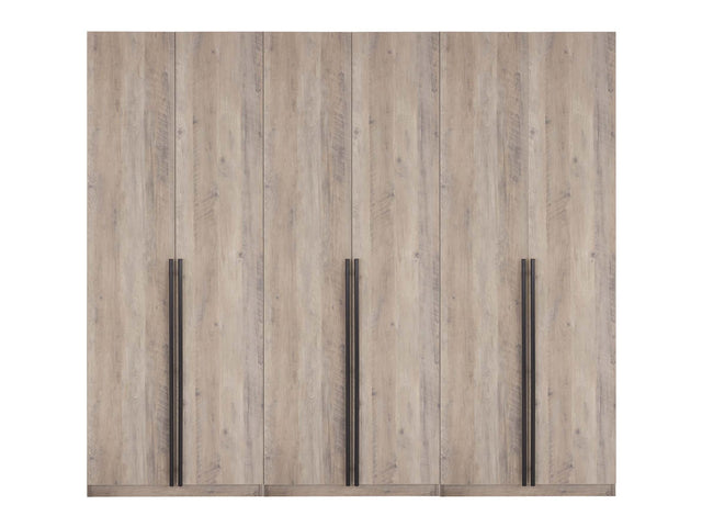 Lee Wardrobe Closet 3.0 in Rustic Grey (set of 3) - Ornate Home