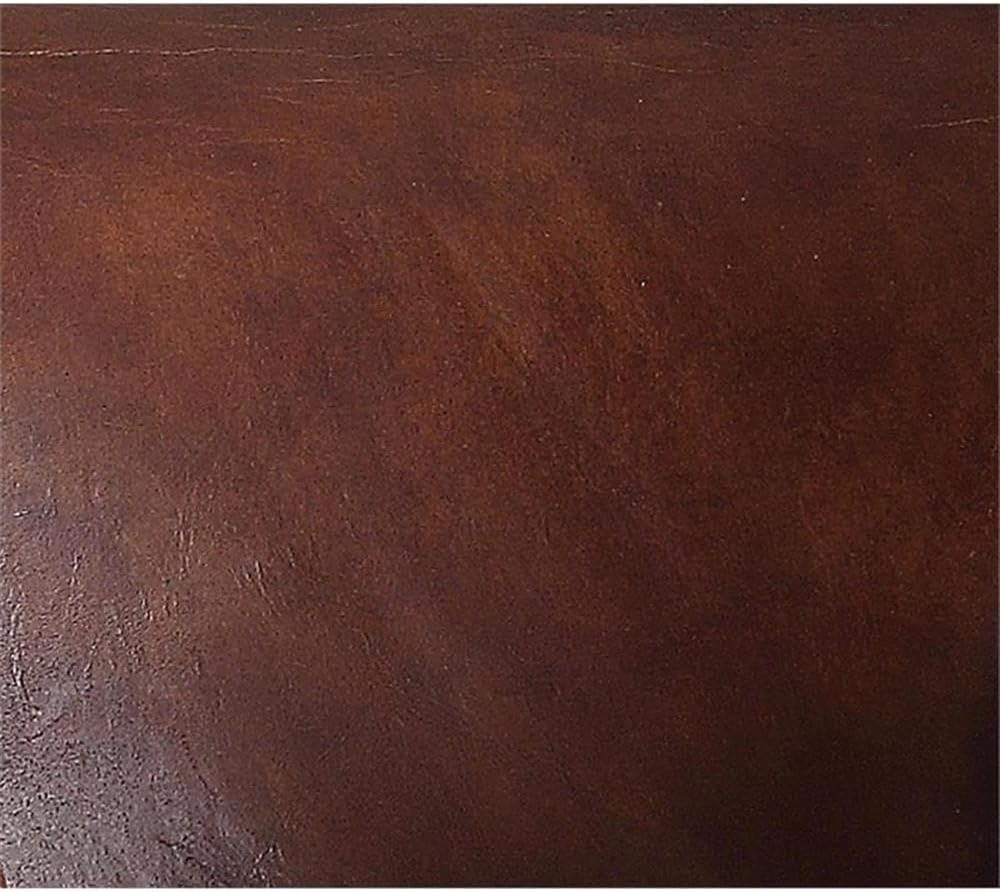 Leeds Vintage Dark Brown Top Grain Leather Accent Chair - Ornate Home