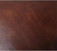 Leeds Vintage Dark Brown Top Grain Leather Accent Chair - Ornate Home