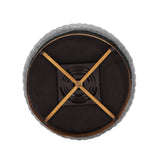 Leela Swivel Accent Chair in Grey - Ornate Home