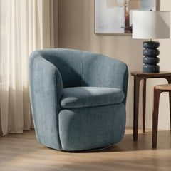 Leemont Mist Swivel Accent Chair - Ornate Home