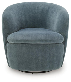 Leemont Mist Swivel Accent Chair - Ornate Home