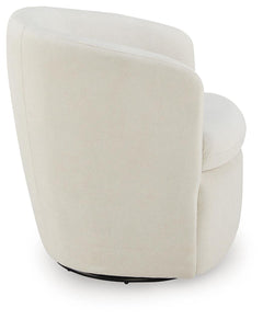 Leemont Snow Swivel Accent Chair - Ornate Home