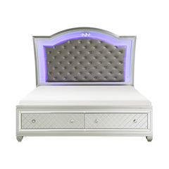 Leesa Silver California King Platform Bed - Ornate Home