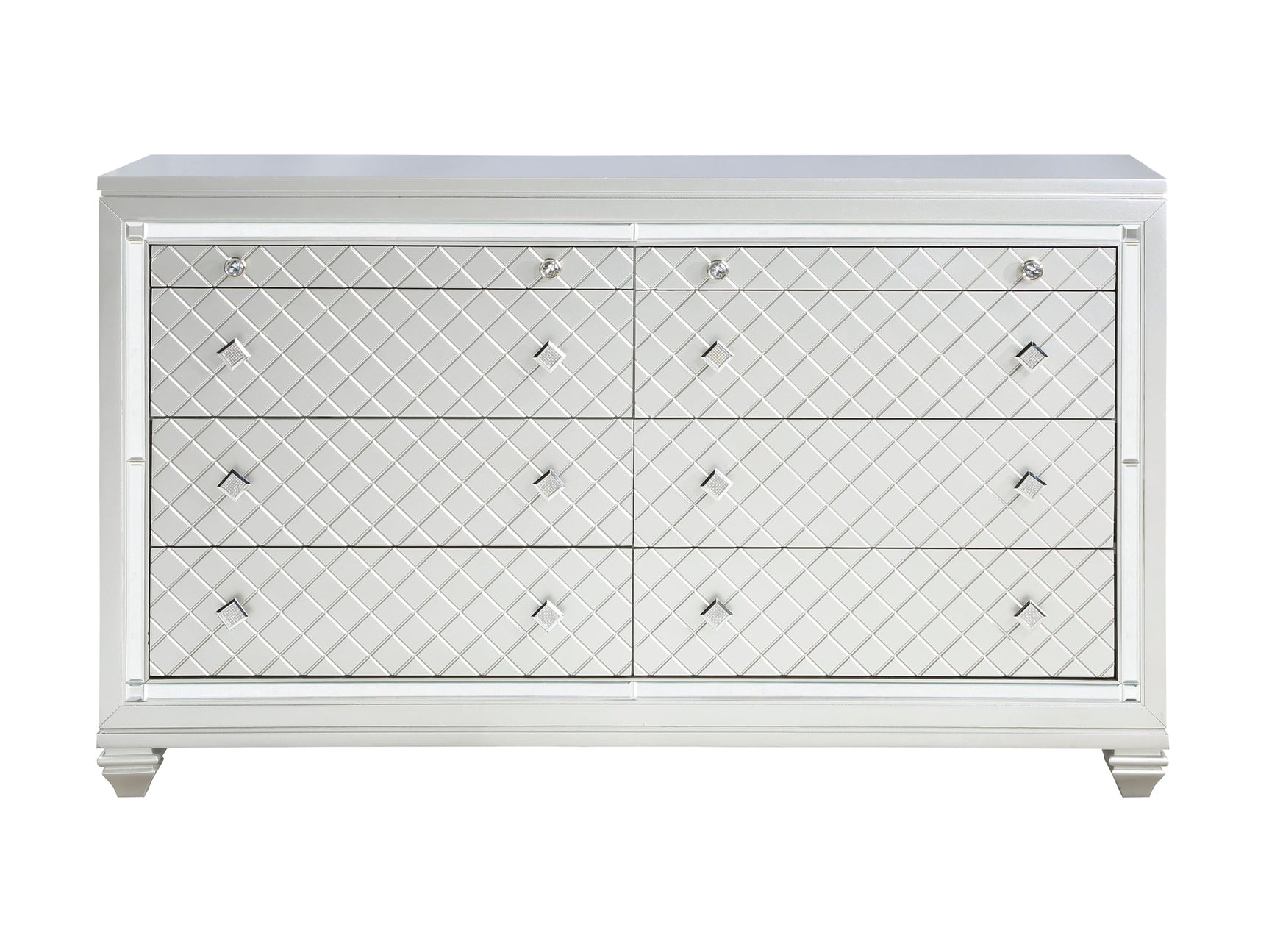 Leesa Silver Dresser - Ornate Home