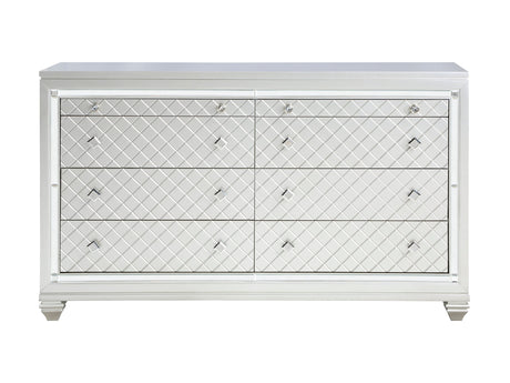 Leesa Silver Dresser - Ornate Home