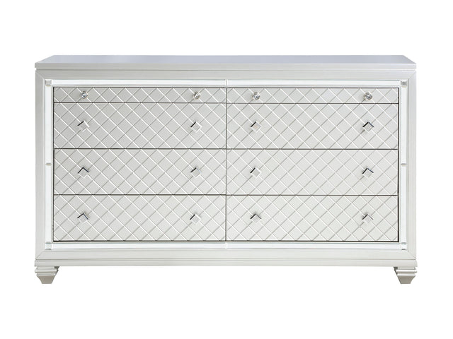 Leesa Silver Dresser - Ornate Home