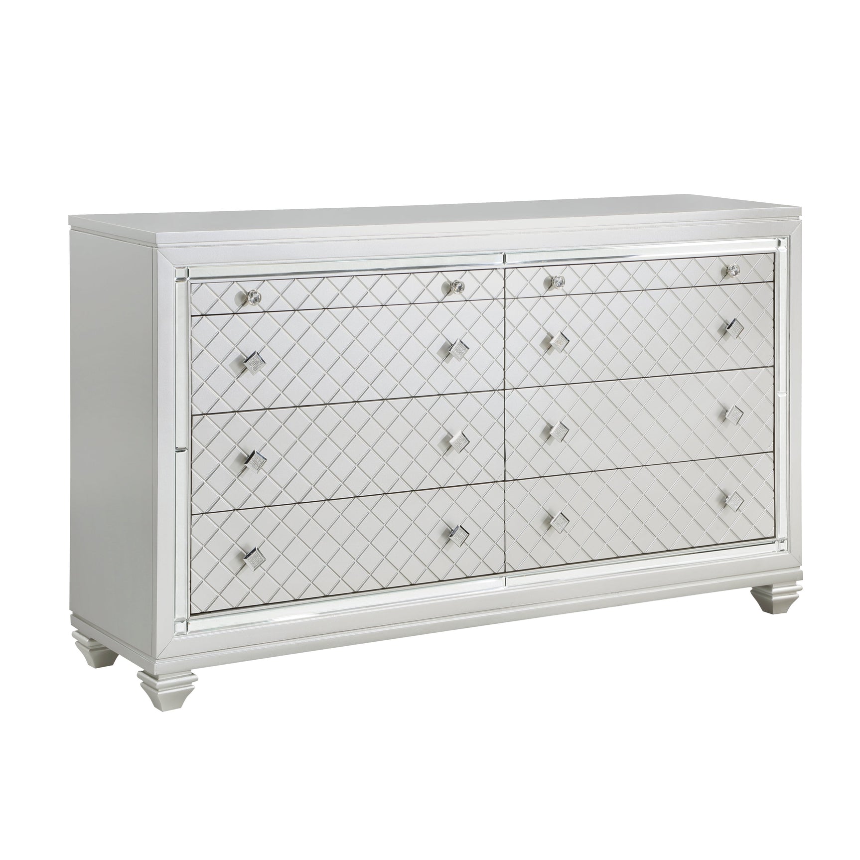 Leesa Silver Dresser - Ornate Home