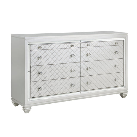 Leesa Silver Dresser - Ornate Home