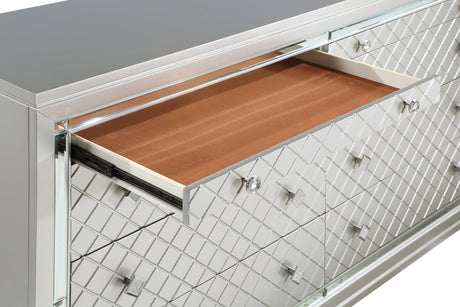 Leesa Silver Dresser - Ornate Home