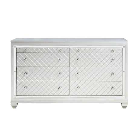 Leesa Silver Dresser - Ornate Home