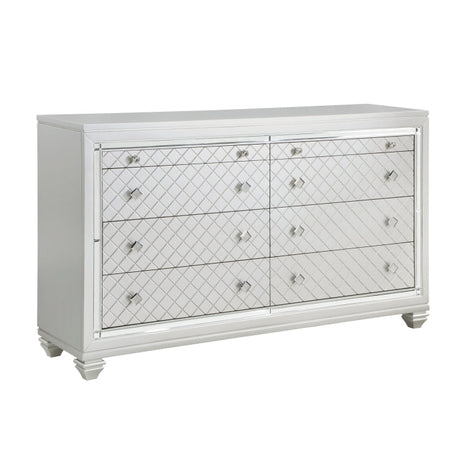 Leesa Silver Dresser - Ornate Home