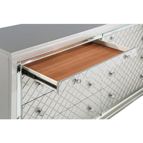 Leesa Silver Dresser - Ornate Home